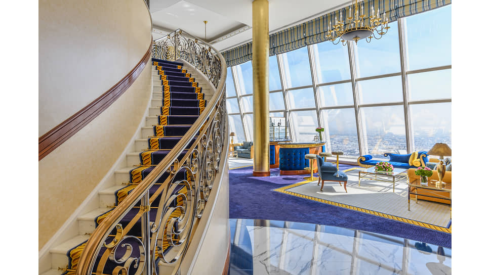 В номере отеля Burj Al Arab Jumeirah