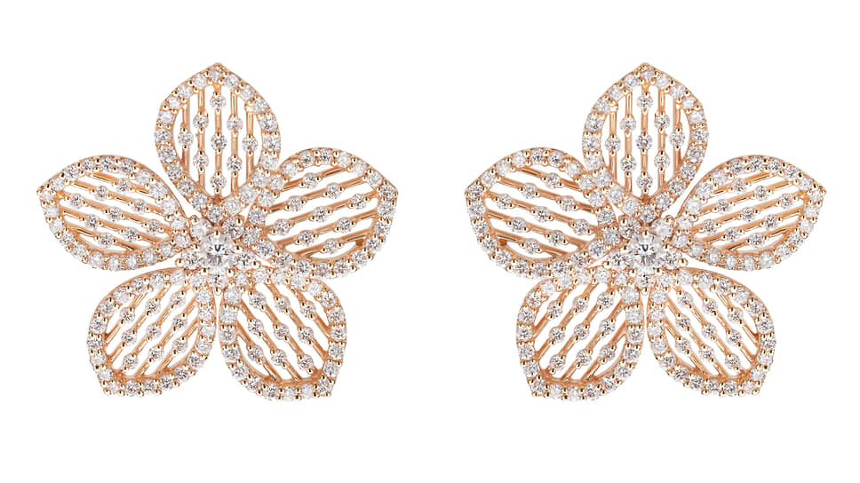 Серьги из коллекции Flower, Mercury