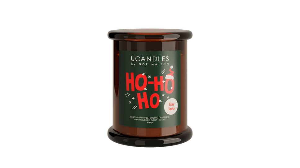 Ароматическая свеча Ho-Ho-Ho, коллекция Christmas