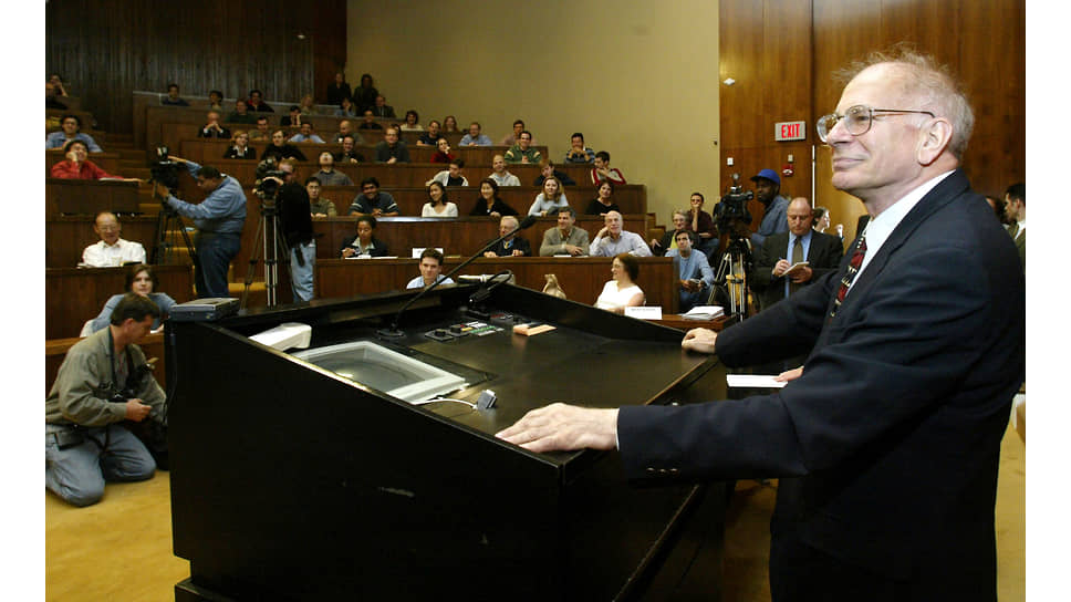 Даниэль Канеман в аудитории Принстонского университета