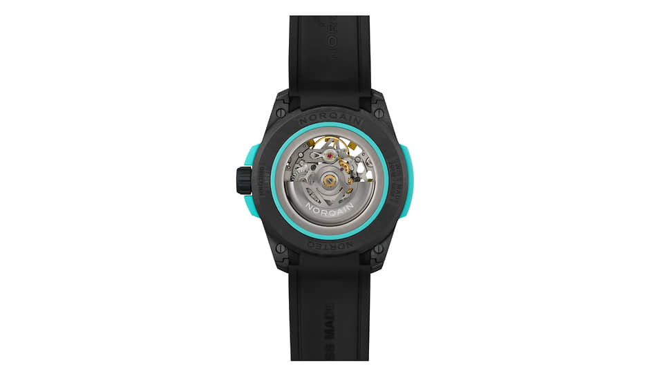 NORQAIN Independence Wild ONE Skeleton 42 mm Turquoise