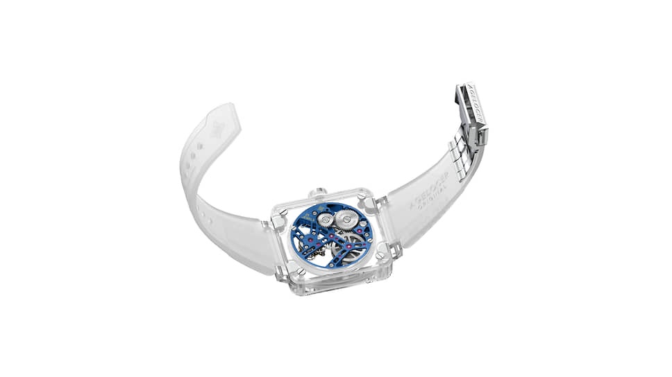 Agelocer Sapphire Infinite Walker Tourbillon в корпусе 40 на 42 мм из синтетического сапфира