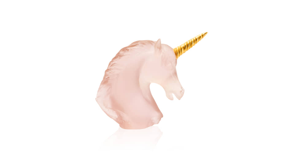 Скульптура Unicorn, Daum, хрусталь