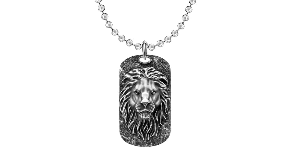 Maximilian Silver Label, подвеска «Царь зверей», черненое серебро