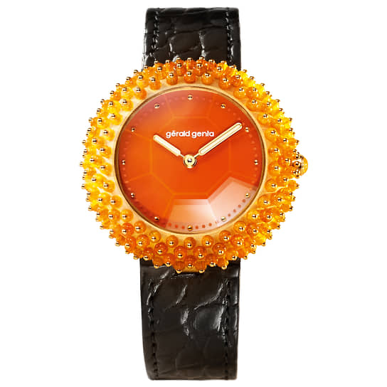 Gerald Genta Gentissima Oursin Fire Opal 