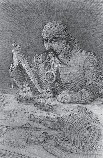 Иллюстрация из книги «Питер Пэн и ловцы звезд»