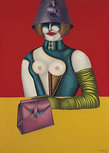 Ричард Линднер. «Западная 48-я улица», 1964 год. Christie’s, эстимейт $600–800 тыс.