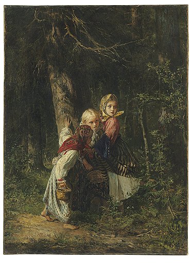 Алексей Корзухин, «Крестьянский девочки в лесу», 1877, Christie’s, эстимейт $80–100 тыс.