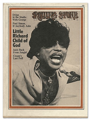 Обложка журнала Rolling Stone, номер 59 от 28 мая 1970 года (Литл Ричард)