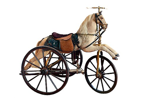 Механическая лошадь детей королевской семьи. Франция, 1862-1865 годы 