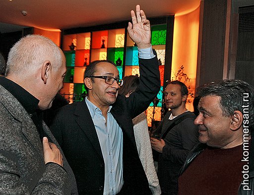 Режиссер Андрей Звягинцев на after-party премьеры своего фильма "Елена" в ресторане Zafferano  