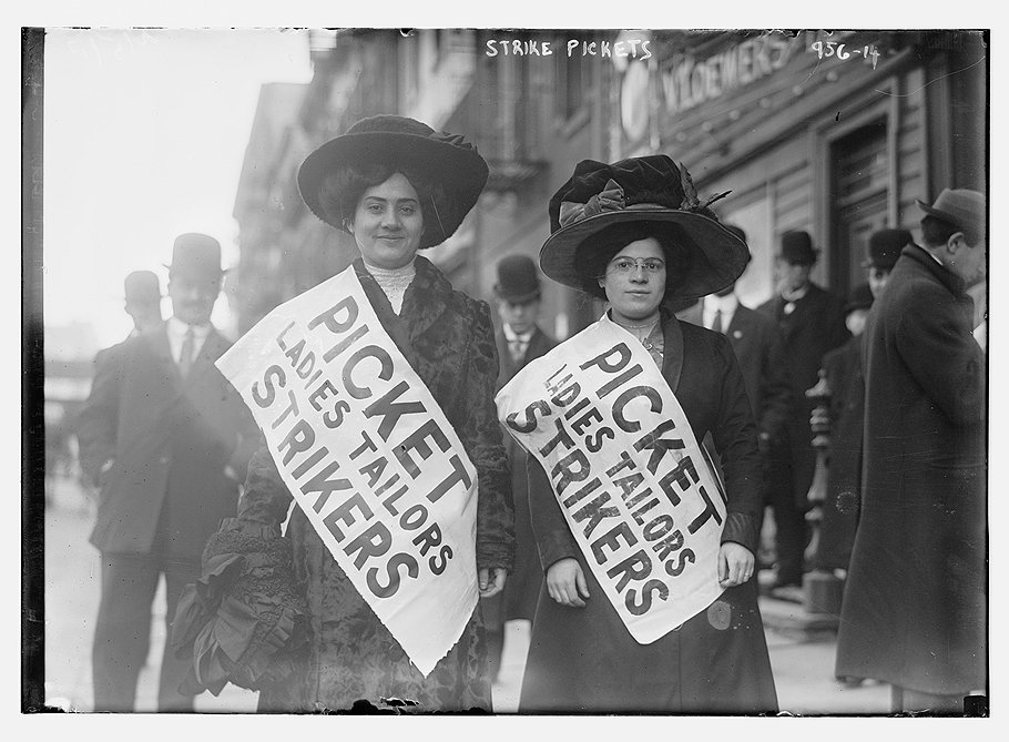  Забастовка работниц швейной промышленности, 1910 год