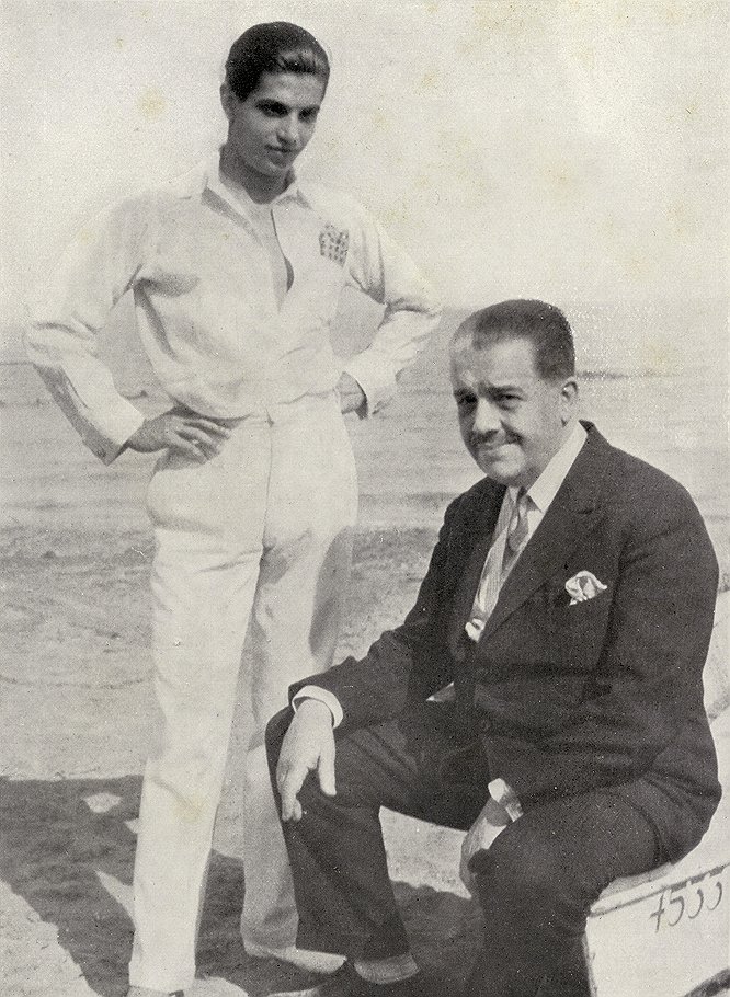 Сергей Лифарь и Сергей Дягилев, середина 1920-х годов