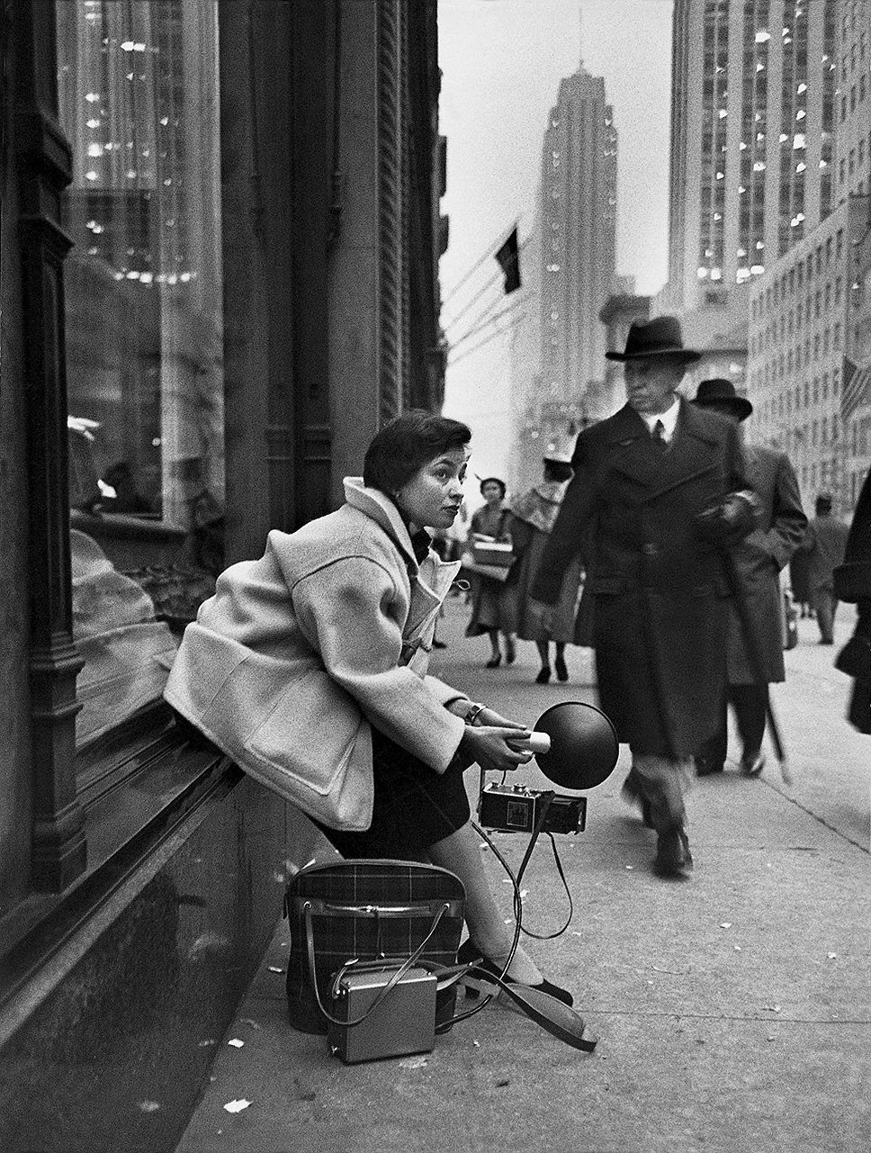 Инге Шенталь Фельтринелли, Нью-Йорк, 1950-е годы