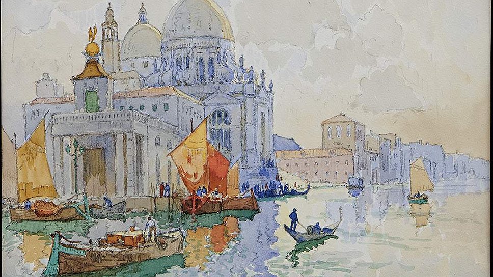 Константин Горбатов. «Венеция. Собор Санта-Мария делла Салюте», 1920–1930-е годы 
