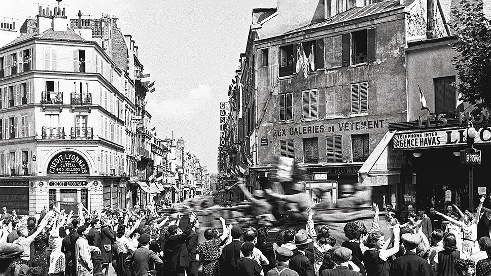 &quot;Шествие Дивизии Леклерка, авеню дю Мэн. Освобождение Парижа&quot;, 1944 год
