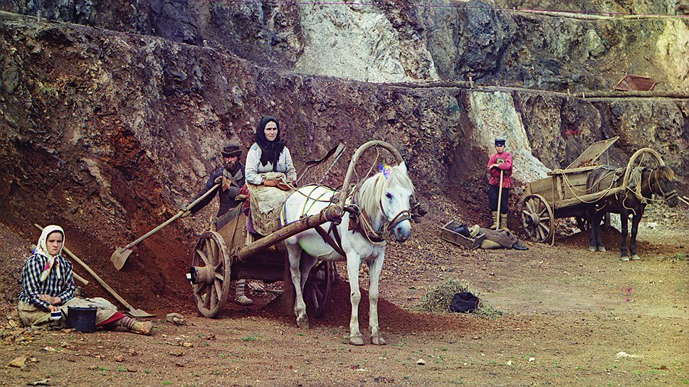 Работа на Бакальском руднике, 1910 год