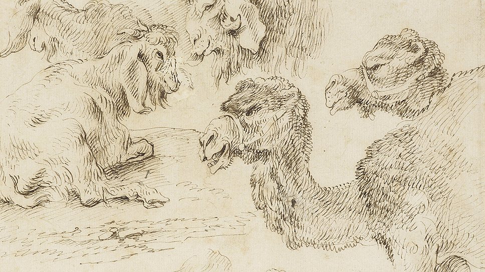 &quot;Зарисовки верблюдов и коз&quot;, 1630 год 