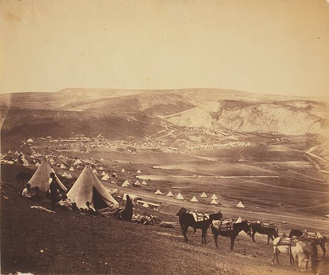 &amp;quot;Лагерь конницы рядом с Балаклавой&amp;quot;, 1855 год 