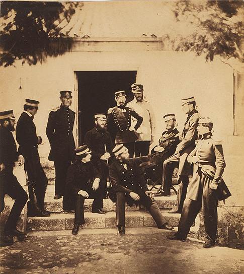 &amp;quot;Французские и английские офицеры в штаб-квартире&amp;quot;, 1855 год