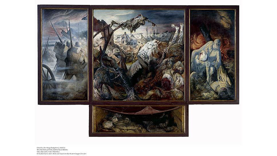 Отто Дикс. Триптих «Война», 1929–1932 годы