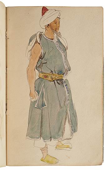 Эжен Делакруа. Альбом с рисунками, 1832 год