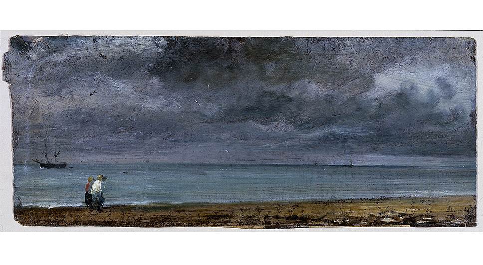 Джон Констебл. «Морскои&amp;#774; берег в Браи&amp;#774;тоне», 1824 год