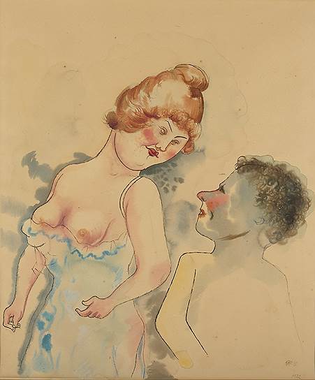 «Крошка Цахес». Иллюстрация Георга Гросса, 1922 год 