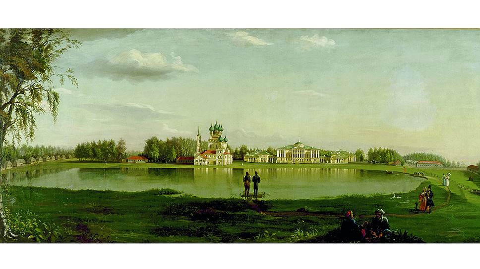 Николаи&amp;#774; Подключников. Усадьба Останкино графов Шереметевых, 1836 год