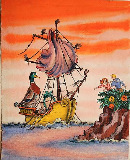 «Плывет, плывет кораблик. Английские детские песенки. Пересказал С.Я. Маршак», 1951-1952 годы