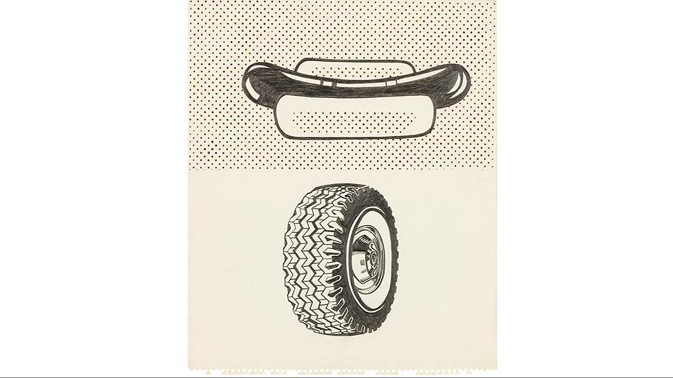 &amp;quot;Хот-дог и колесо Лихтенштейна&amp;quot;, 1966 год