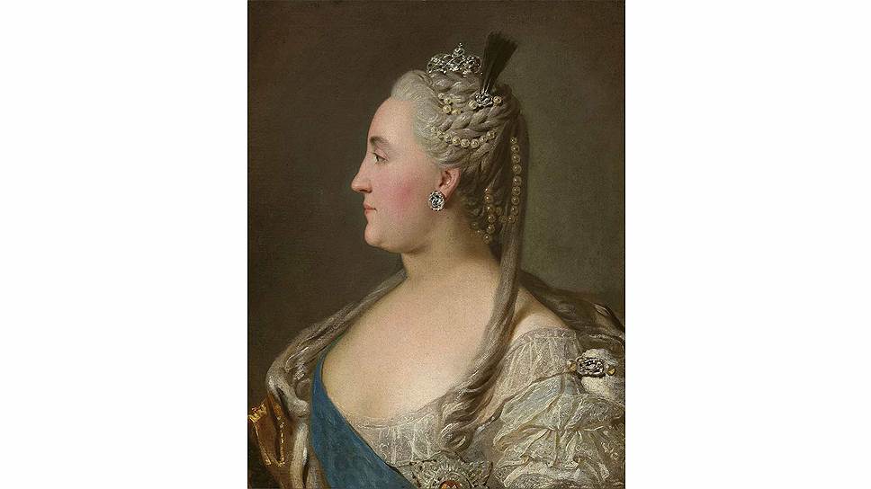 Этюд к парадному портрету императрицы Екатерины II, 1763 год