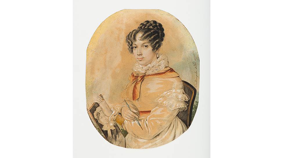 Карл Гампельн. &quot;Портрет графини Елизаветы Коновницыной, в замужестве Нарышкиной&quot;, 1823-1824 годы 