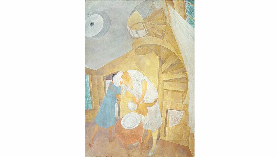Александр Самохвалов. "Головомойка", 1923 год
