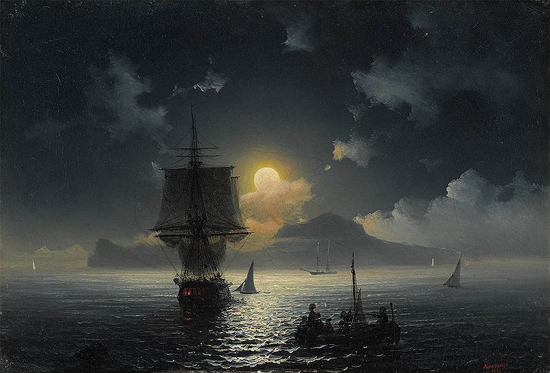 &quot;Лунная ночь на Капри&quot;, 1841 год 