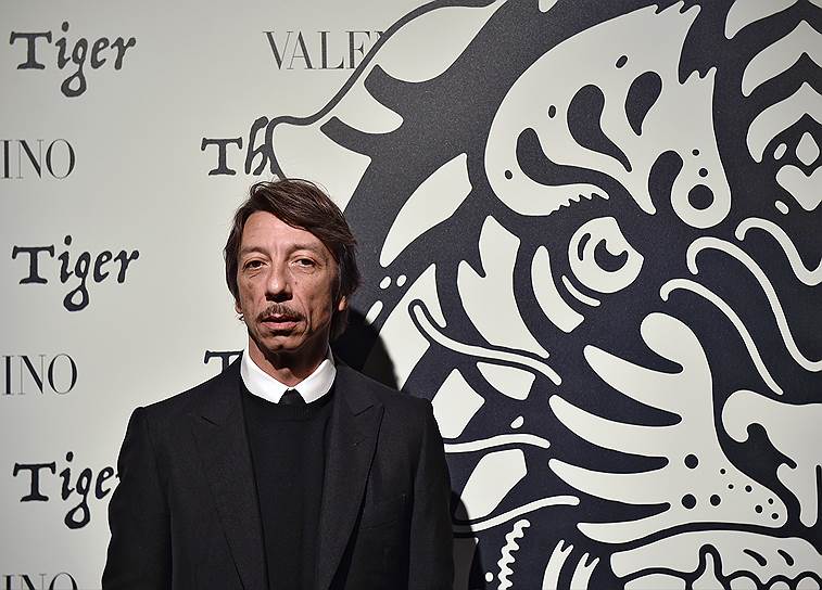Креативный директор Valentino Пьерпаоло Пиччоли на закрытой вечеринке-спектакле &quot;Valentino The Black Tiger&quot; на Трехгорной мануфактуре. 