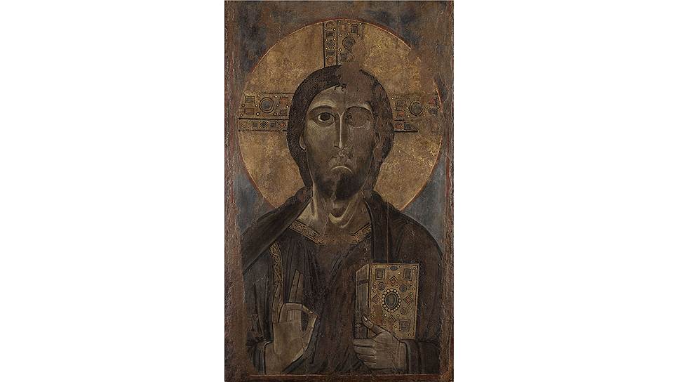 Римская школа. «Христос благословляющий», вторая половина XII века