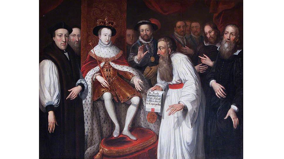 Джон Валентайн Хаидт. «Эдуард VI дает разрешение Яну Ласкому на создание конгрегации европейских протестантов в Лондоне в 1550 году», 1750-е годы 