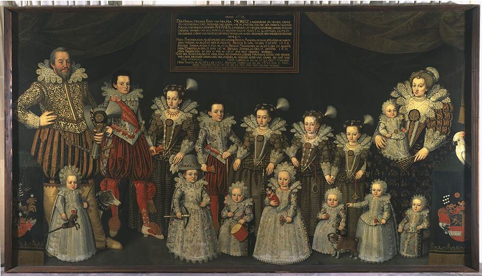 Август Эрих. «Мориц Гессен-Кассельский с семьей», 1618–1628 годы 