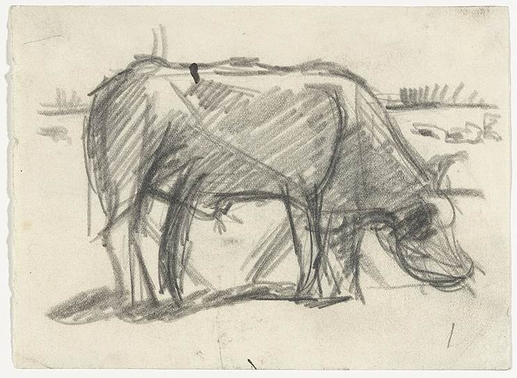 Тео ван Дусбург. «Композиция (Корова)», около 1917 года 
