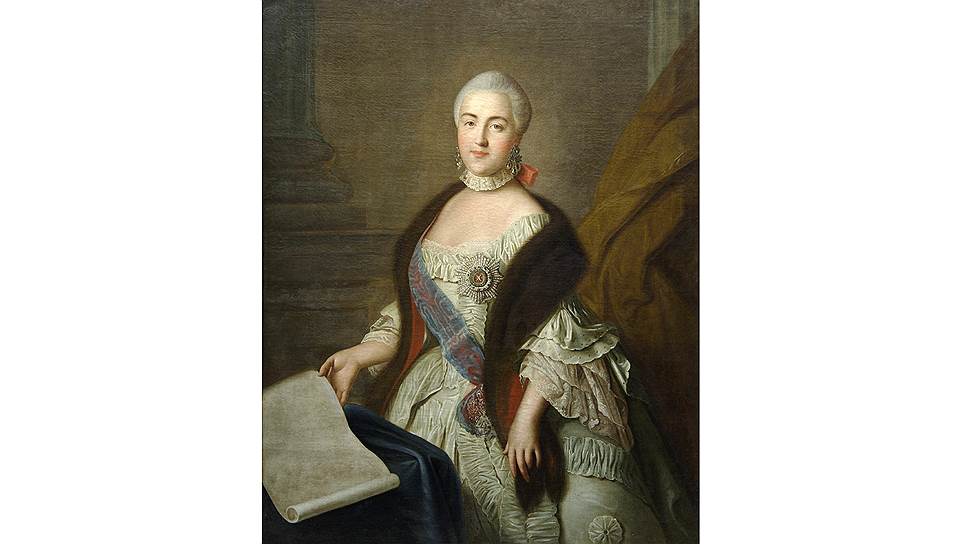 Иван Аргунов. «Портрет великой княгини Екатерины Алексеевны», 1762 год 