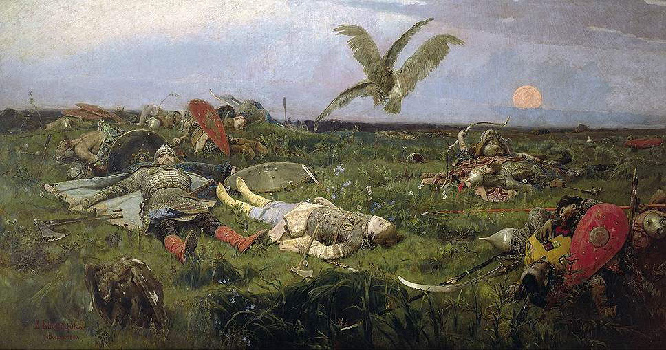 Виктор Васнецов. «После побоища Игоря Святославича с половцами», 1880 год