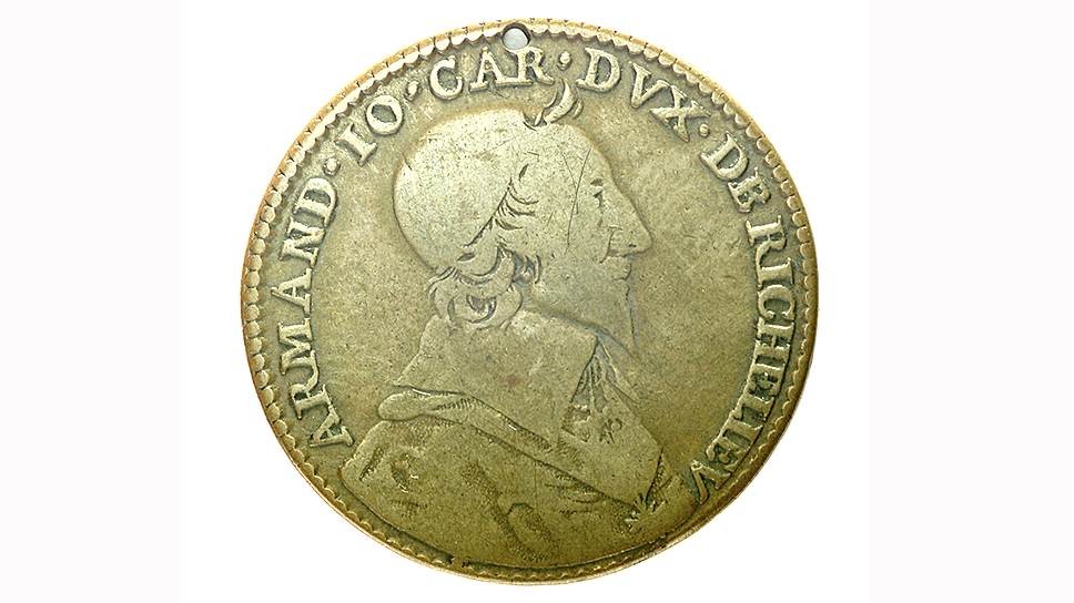 Жан Варен. Медаль с портретом кардинала Ришелье, 1631 год 
