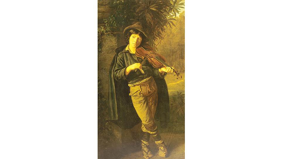 Павел Чистяков. «Мальчик, играющий на скрипке», 1869 год