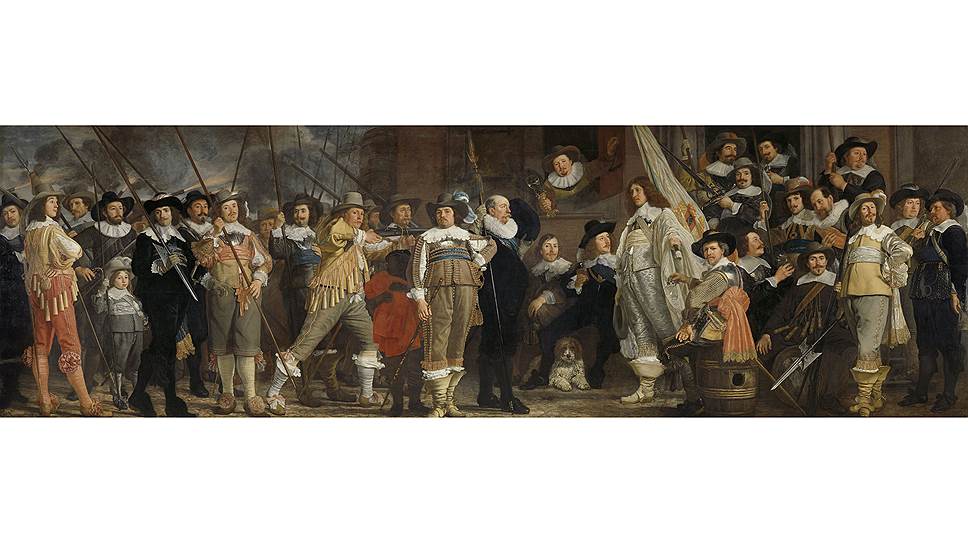 Бартоломеус ван дер Гельст. «Отряд стрелков VIII района Амстердама под руководством капитана Роелофа Бикера и лейтенанта Яна Блау», 1639 год 
