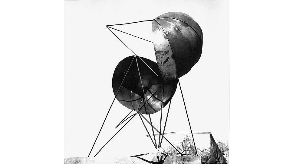 Магдалена Венцек. Эскиз к работе «Прибытие / Пространственная композиция», 1967