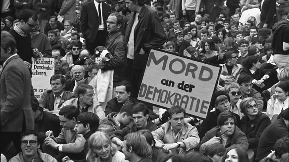 Как протестовала немецкая молодежь в 1968 году