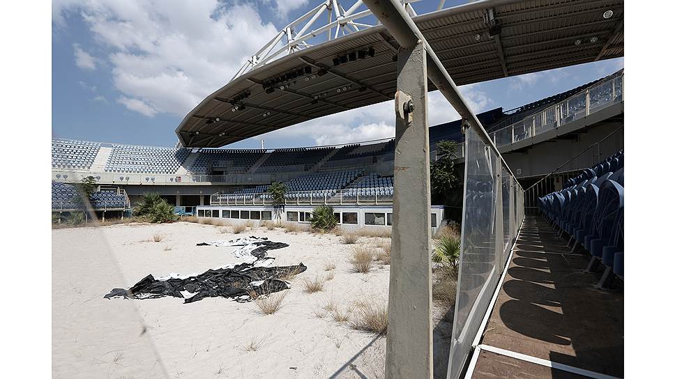 Заброшенная олимпийская площадка для пляжного волейбола, Афины