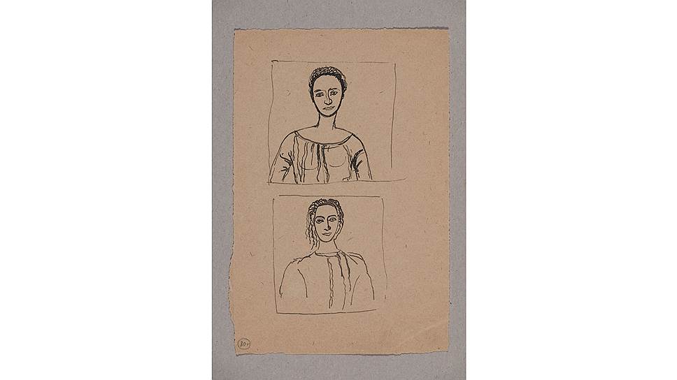 «Два женских портрета», конец 1920-х — начало 1930-х 