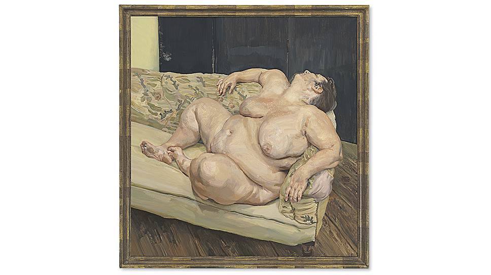 Люсьен Фрейд. «Социальный смотритель спит», 1995